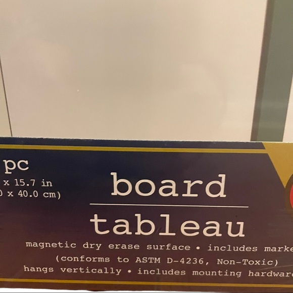 Magnetic Dry Erase 12x16” Weekly Planning Wall Mount Memo Board & Marker Set NWT - Picture 7 of 12